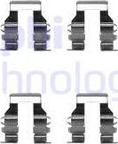 Delphi LX0248 - Kit accessori, Pastiglia freno www.autoricambi360.it
