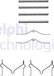 Delphi LX0211 - Kit accessori, Pastiglia freno www.autoricambi360.it