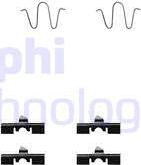 Delphi LX0231 - Kit accessori, Pastiglia freno www.autoricambi360.it