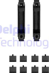Delphi LX0704 - Kit accessori, Pastiglia freno www.autoricambi360.it