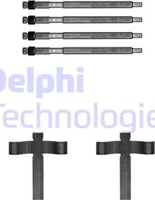 Delphi LX0707 - Kit accessori, Pastiglia freno www.autoricambi360.it