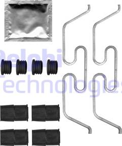 Delphi LX0719 - Kit accessori, Pastiglia freno www.autoricambi360.it