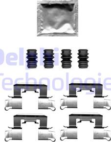 Delphi LX0710 - Kit accessori, Pastiglia freno www.autoricambi360.it