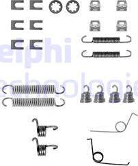 Delphi LY1015 - Kit accessori, Ganasce freno www.autoricambi360.it