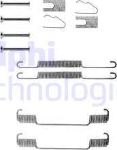 Delphi LY1036 - Kit accessori, Ganasce freno www.autoricambi360.it