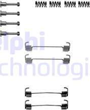 Delphi LY1163 - Kit accessori, Ganasce freno stazionamento www.autoricambi360.it