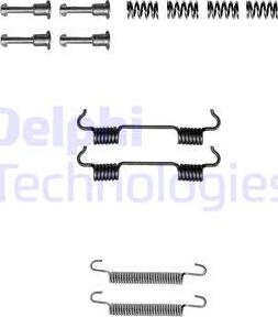 Delphi LY1297 - Kit accessori, Ganasce freno stazionamento www.autoricambi360.it