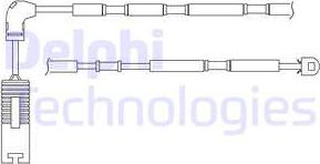 Delphi LZ0182 - Contatto segnalazione, Usura past. freno / mat. d'attrito www.autoricambi360.it
