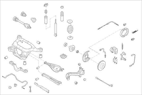 Delphi OE-BMW-000009045-R - Sospensione ruota www.autoricambi360.it