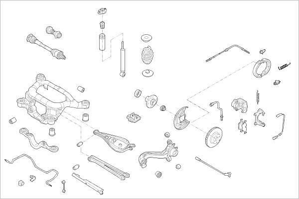 Delphi OE-BMW-000017352-R - Sospensione ruota www.autoricambi360.it