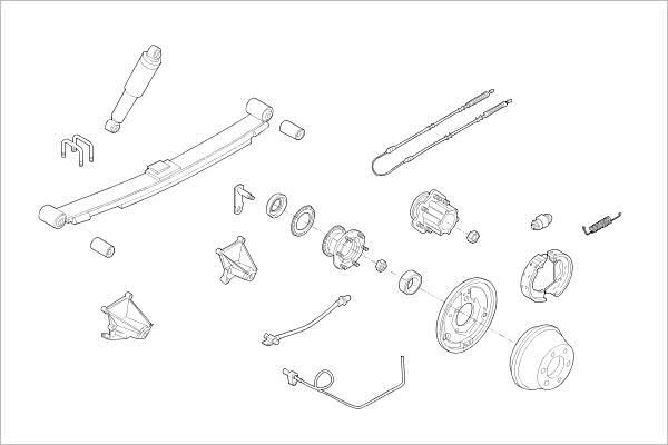 Delphi OE-FORD-000008794-R - Sospensione ruota www.autoricambi360.it