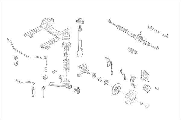 Delphi OE-FORD-000014735-F - Sospensione ruota www.autoricambi360.it