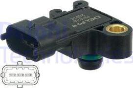 Delphi PS10155 - Sensore, Pressione collettore d'aspirazione www.autoricambi360.it