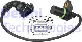 Delphi SS11200 - Sensore, Posizione albero a camme www.autoricambi360.it