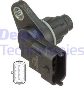 Delphi SS11215 - Sensore, Posizione albero a camme www.autoricambi360.it