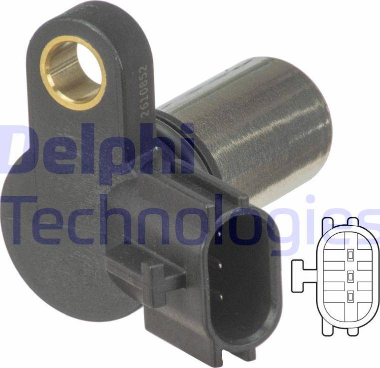 Delphi SS11220 - Sensore, Posizione albero a camme www.autoricambi360.it