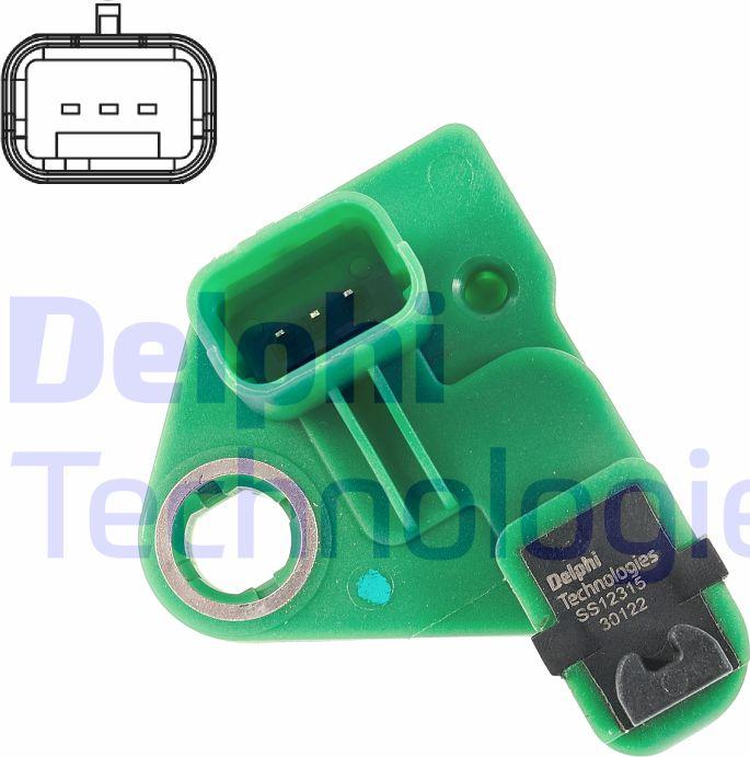 Delphi SS12315-12B1 - Generatore di impulsi, Albero a gomiti www.autoricambi360.it