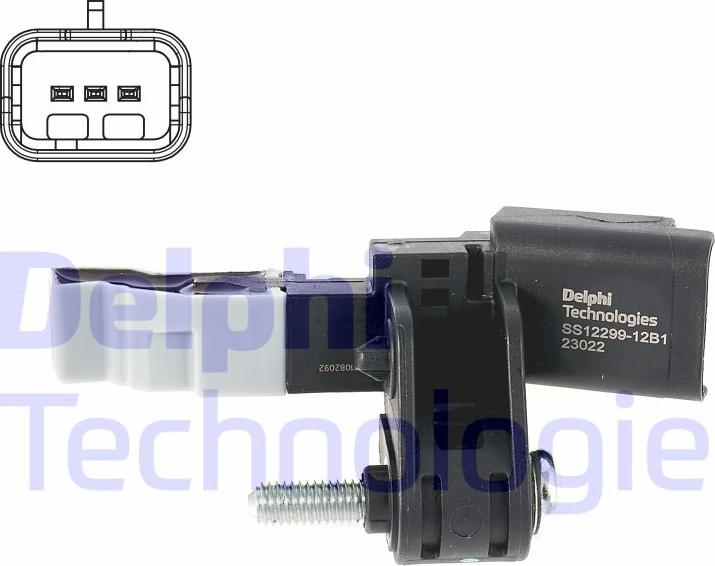 Delphi SS12299-12B1 - Generatore di impulsi, Albero a gomiti www.autoricambi360.it