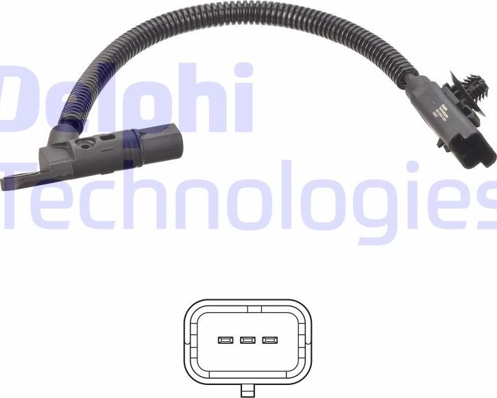 Delphi SS12293-12B1 - Sensore, Posizione albero a camme www.autoricambi360.it