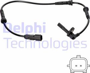 Delphi SS20750 - Sensore, N° giri ruota www.autoricambi360.it