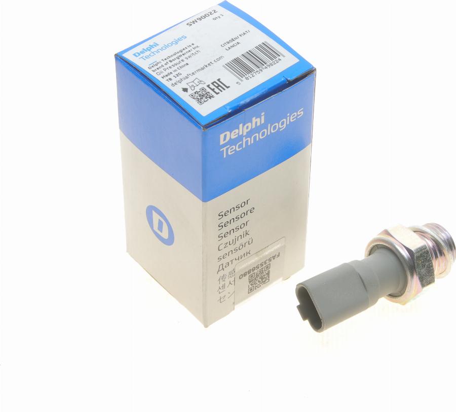 Delphi SW90022 - Sensore, Pressione olio www.autoricambi360.it
