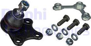 Delphi TC1084-11B1 - Giunto di supporto / guida www.autoricambi360.it