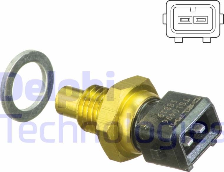 Delphi TS10496 - Sensore, Temperatura refrigerante www.autoricambi360.it