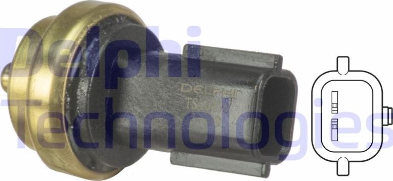 Delphi TS10458 - Sensore, Temperatura refrigerante www.autoricambi360.it