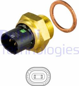 Delphi TS10483 - Sensore, Temperatura refrigerante www.autoricambi360.it