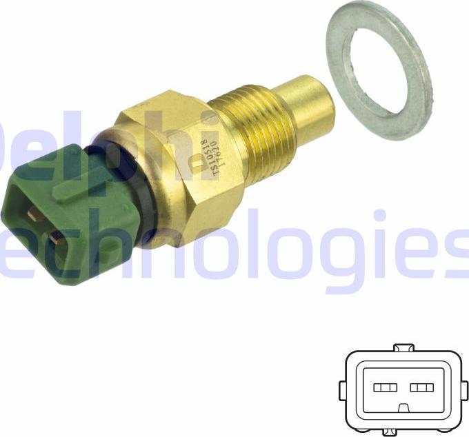 Delphi TS10518 - Sensore, Temperatura refrigerante www.autoricambi360.it