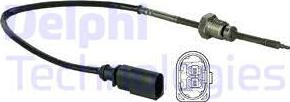 Delphi TS30021 - Sensore, Temperatura gas scarico www.autoricambi360.it