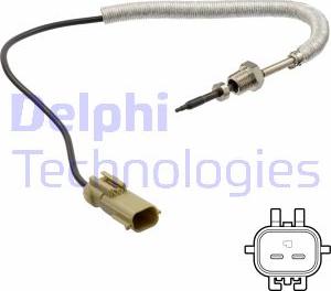 Delphi TS30192 - Sensore, Temperatura gas scarico www.autoricambi360.it
