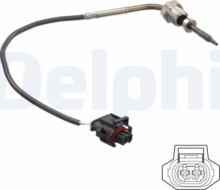 Delphi TS30148 - Sensore, Temperatura gas scarico www.autoricambi360.it