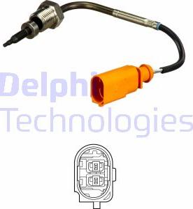 Delphi TS30155 - Sensore, Temperatura gas scarico www.autoricambi360.it