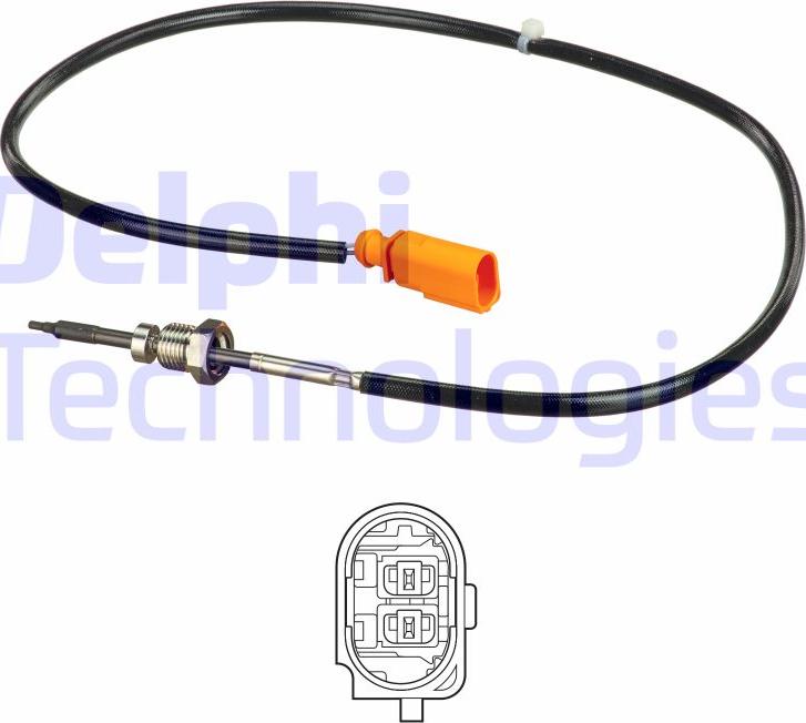Delphi TS30139 - Sensore, Temperatura gas scarico www.autoricambi360.it