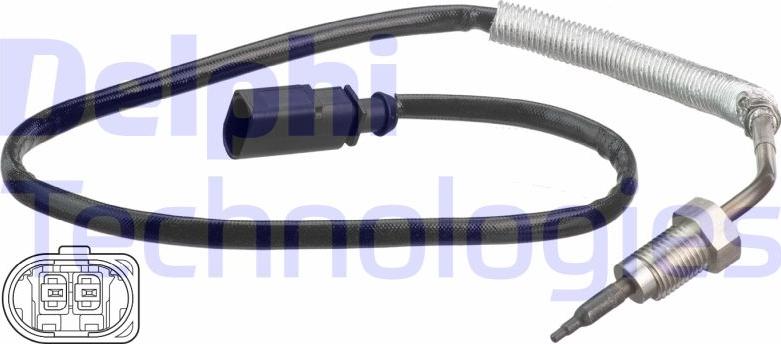 Delphi TS30176 - Sensore, Temperatura gas scarico www.autoricambi360.it