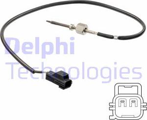 Delphi TS30206 - Sensore, Temperatura gas scarico www.autoricambi360.it