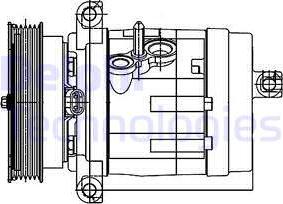 Delphi TSP0155984 - Compressore, Climatizzatore www.autoricambi360.it