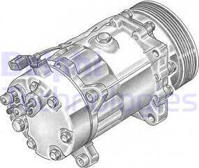 Delphi TSP0155060 - Compressore, Climatizzatore www.autoricambi360.it