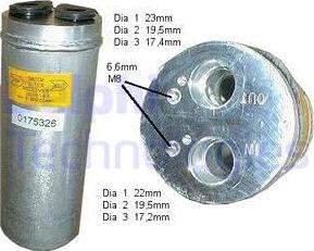 Delphi TSP0175326 - Essiccatore, Climatizzatore www.autoricambi360.it
