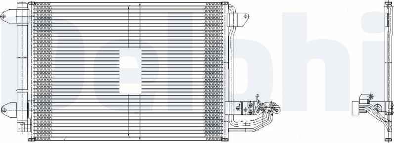 Delphi TSP0225482 - Condensatore, Climatizzatore www.autoricambi360.it