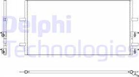Delphi TSP0225640 - Condensatore, Climatizzatore www.autoricambi360.it