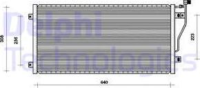 Delphi TSP0225008 - Condensatore, Climatizzatore www.autoricambi360.it