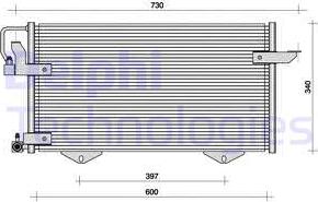 Delphi TSP0225010 - Condensatore, Climatizzatore www.autoricambi360.it