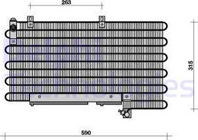 Delphi TSP0225013 - Condensatore, Climatizzatore www.autoricambi360.it