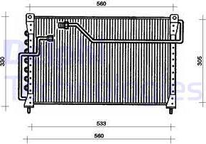 Delphi TSP0225035 - Condensatore, Climatizzatore www.autoricambi360.it
