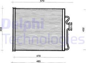 Delphi TSP0225155 - Condensatore, Climatizzatore www.autoricambi360.it