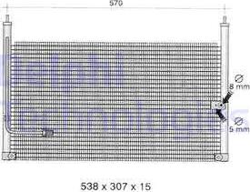 Delphi TSP0225317 - Condensatore, Climatizzatore www.autoricambi360.it
