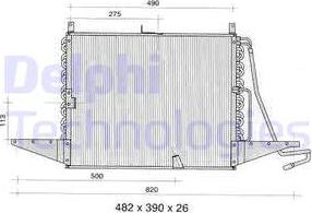 Delphi TSP0225273 - Condensatore, Climatizzatore www.autoricambi360.it