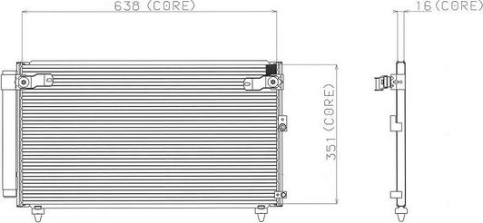 Denso A477-A313 - Condensatore, Climatizzatore www.autoricambi360.it